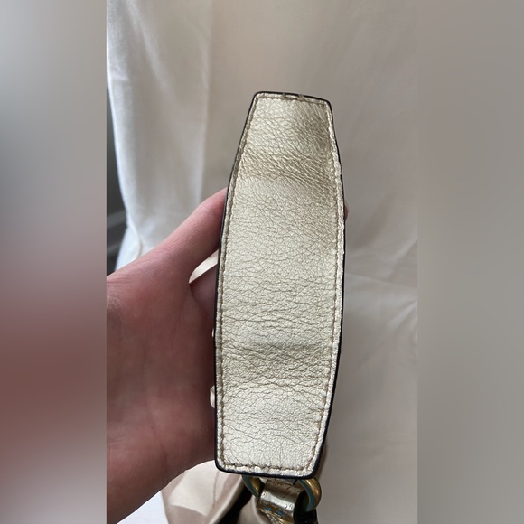 Coach Carly Signature C Hobo Bag Tan & Brown Canvas Gold Tone Hardware - Picture 9 of 16